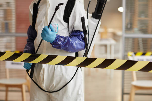Professional Blood Cleanup technician working in Marina, CA